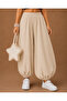 Girl's Wrinkled Balloon Pants