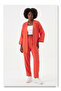 Premium Wrinkled Fabric Casual Cut Kimono Jacket Double Set