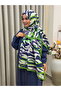 Floş Viscoso Shawl Eli̇sa 75X190 Green
