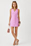 Women's Hola 100% Linen Dress - Lilac