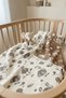 Muslin Filled Baby Quilt Ostrich Pattern 130X130 cm - 3
