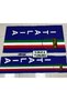Blue Italy Torpedo and Back Towel Set 2 Pieces (Torpedo 35X135, Back Towel 70 X 135) (Keychain Gift)