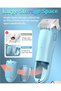 Vacuum Hair Clippers for Kids, Rechargeable Vacuum Hair Cutter with 2 Modes for Children/Infant, Waterproof Baby Hair Clippers Trimmers - 4