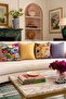 Popart Life Patterned 4-Piece Throw Pillow Cover Set - 2