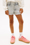 Girl's Harper Denim Gray Shorts