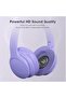 Bluetooth Headphones Over Ear, 90H Playtime, 3 EQ Modes, HiFi Stereo, Foldable (Lilac) - 7