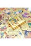 Pokemon Vmax Game Card 55 Pieces Embossed Card Highlighter Gold Pokemon Cards with Special Box - 6