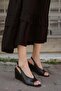 Blanca Black Color Wedge Heel Women's Sandals - 3