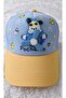 Premium Unisex 5-10 Years Old Blue Children's Hat with Bear Toy Figure - 4