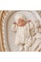Balerina Bunny Luxury Baby Girl 100% Cotton Rabbit Patterned Jumpsuit and Bow Hat Set