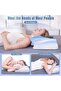 Memory Foam Cervical Pillow, 2 in 1 Ergonomic Orthopedic Neck Pillow for Neck and Shoulder Pain Relief, Side Sleeper Pillow for Side Back Stomach (Grey) - 6