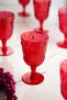Acrylic Red Single Goblet & Water Soft Drink Coffee Cup 450 ml (Not Glass)