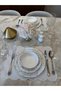 White Floral Embroidery American Service - 4 Pieces - White - 5