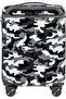 Cabin Size Hand Carry on Luggage, 20 Inch, ABS Hard Shell Suitcase with Spinner Wheels and Secure Lock, 7-9 kg Capacity (MILITTARY GREY) - 2