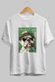 For Dog Lovers 67 Front Dog Printed White Oversize T-Shirt 100% Cotton Unisex Dog Lover Premium Design