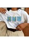 Van Gogh Printed White Oversize Casual Boyfriend T-Shirt