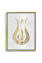 The Majestic Tulip Islamic Wall Art | Framed Canvas Print | Arabic Calligraphy Decor for Living Room, Bedroom, Office & Gift - 2