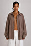 Women's Oversize Linen Shirt – Lightweight Textured Summer Comfortable Fit for Beach & Casual Chic