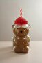 Borosilicate Glass Figurine Water Bottle, Flask Water Bottle 580ml - 2