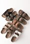 Unisex Tan Soft Pad Sole Double Strap Buckle Daily Comfortable Summer Home & Outdoor Slippers - 8