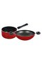9-Piece Aluminium Non-Stick Coating Durable Design Non-Slip Ergonomic Handle Kitchen Cookware Set - 3