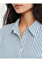 Nevavm Striped Short Sleeve Women's Shirt with a Difference - 3