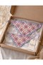 Mother-Daughter Hand-Knitted Floral Motif Bandana Set – Set of 2 - 2