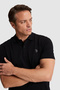 Men's Black Regular Fit Polo Collar Basic T-Shirt 50324938-Vr046 - 2