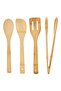 5-Piece Bamboo Kitchen Tool Set Brown 10x33.6x10.6cm - 2
