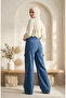 Cargo Pocket Wide Leg Jeans 20226-03 Blue - 5