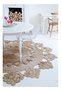 Jute Pure Wool And Cotton Beige Round Carpet Ultra Soft Area Carpets For Bed Room Living Room And Dining Room Anti-Slip Floor Carpets Easy To Clean Made In Turkey 90X90Cm - 2