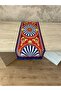 Napoli̇ Series, Cobalt Blue Fringed Suede Runner 40X140 cm - 2