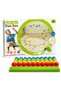 Set constructie cort copii, material plastic multicolor, sistem modular pentru joaca creativa, 3+ ani