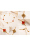 Steel Necklace with Cloth Detail - 4