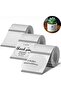 Round Labels Compatible with B1 / B21 / B3S Label Printer, 3 Rolls 50 x 50 mm Thermal Label Tape for Supermarkets Retail Office, 150 Labels/Roll, Transparent