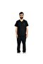 طقم سكراب طبي رجالي من "الأصيل" - مريح، فائق الجودة، ومقاوم للتجعد ( اسود ) Al-Aseel Men's Medical Scrub Set - Comfortable, High Quality, and Wrinkle Resistant (Black) - 3