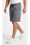 Men's Smoked Color Oversize Comfortable Combed Cotton Shorts with Side Pockets - 4