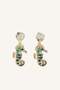 Women's Seahorse Figured Earrings H7423Axns