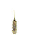 Gold Crystal Granulated Stone Metal Case Evening Dress Handbag with Handle and Strap - 5