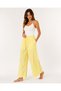 Women's High Waist Lace-Up Wide Leg Palazzo Trousers with Pockets - 2
