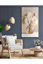 White Elegant Flower in Vase One Piece Canvas - Canvas Art Print - 3