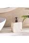 Aristo Marble Soap Dispenser 10.3x6.3x15cm - Beige - 2