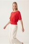 Women's Waist-Fitted Wide-Sleeve Premium Blouse 4533 - 3