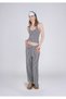 Striped Halter Neck Bustier - 5