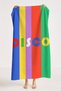 Colorful Stripes Retro Disco Typographic Beach Towel-Modern Pop Art Quick Drying Microfiber Towel - 2