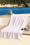 Starry Pink Beach Towel Coverlet - Pastel Modern Pool Sea Quick-Dry Microfiber Towel Coverlet
