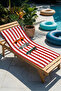 Car-Themed Striped Kids Beach Towel - Red and White Modern Quick-Dry Microfiber Towel - 4