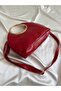 Ring Model Hand and Women's Shoulder Crossbody Bag Red - 2