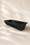 Liva - Cast Granite Coated Sliced Baton Cake Mold Black 32 cm - 2
