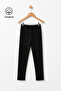 Plain Basic Cotton and Lycra Summer Long Girls' Tights - 2